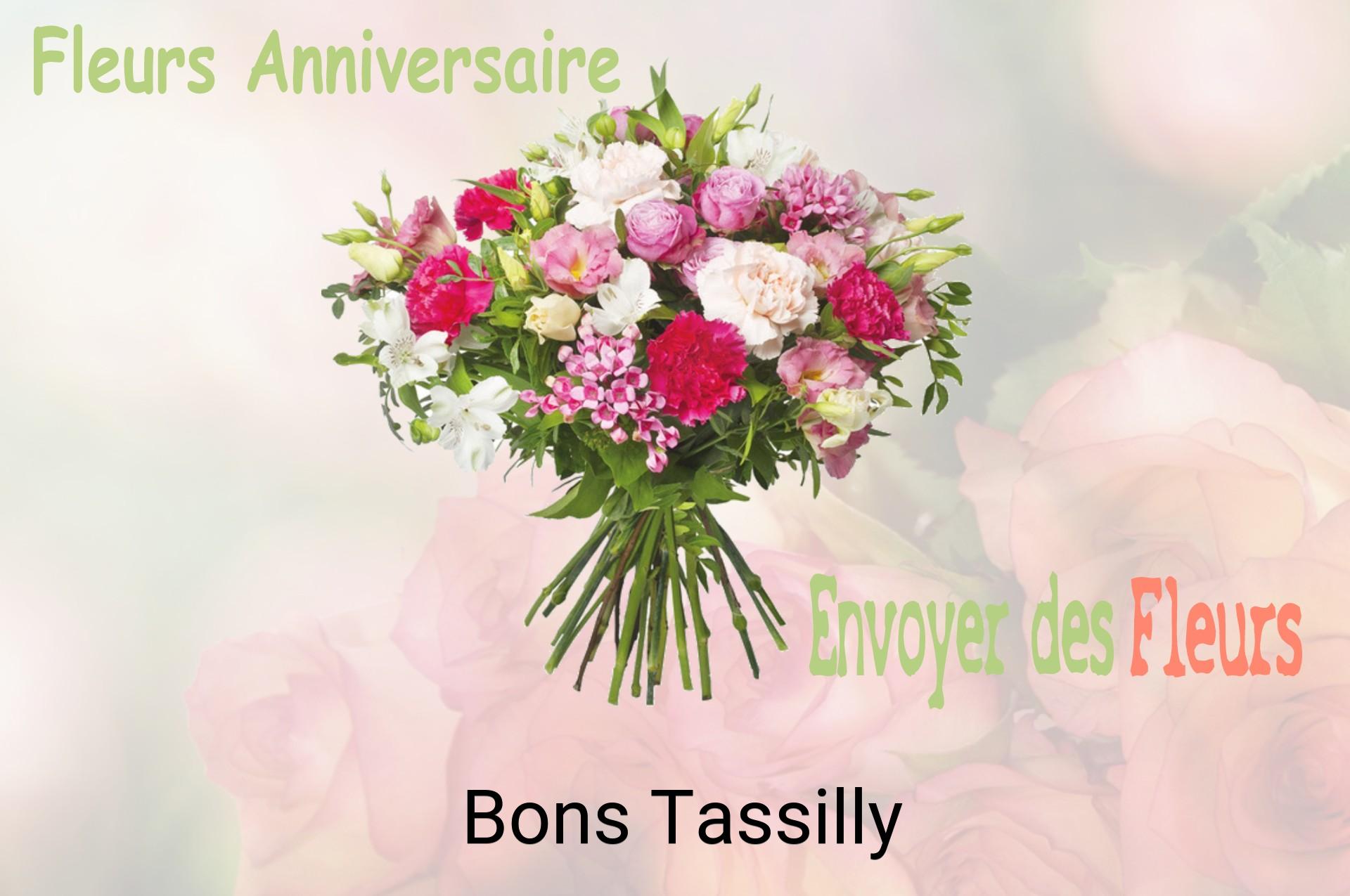 Bouquet de fleurs d’anniversaire livré à Bons-Tassilly